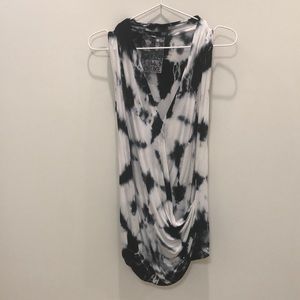 Young, Fabulous & Broke tye dye crossover tank